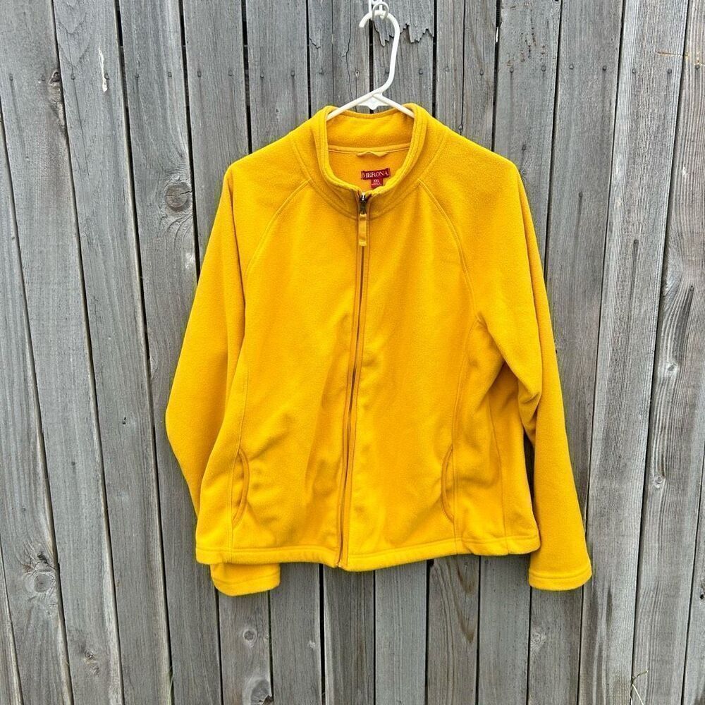 Merona full zip up long sleeve sweatshirt jacket size xxl